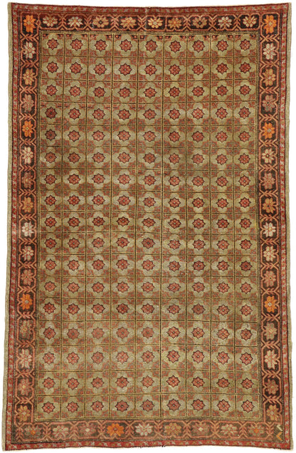4 x 6 Vintage Oushak Rug 51205