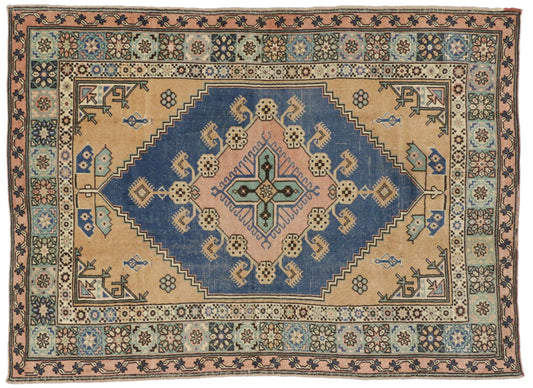 5 x 7 Antique Oushak Rug 51206
