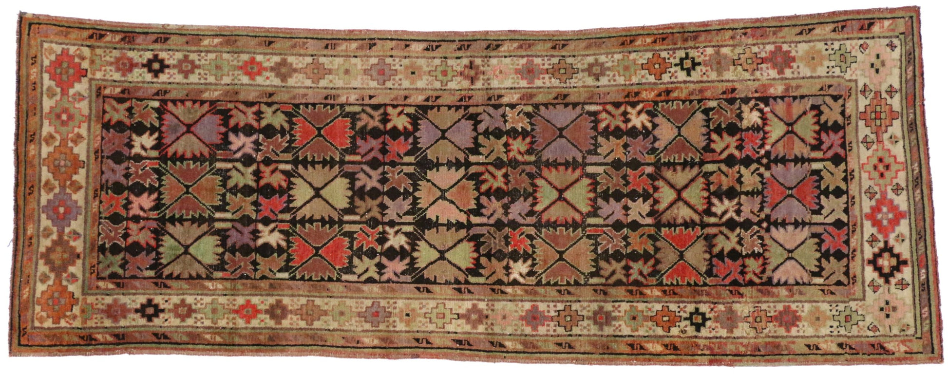 3 x 8 Antique Oushak Rug 51207