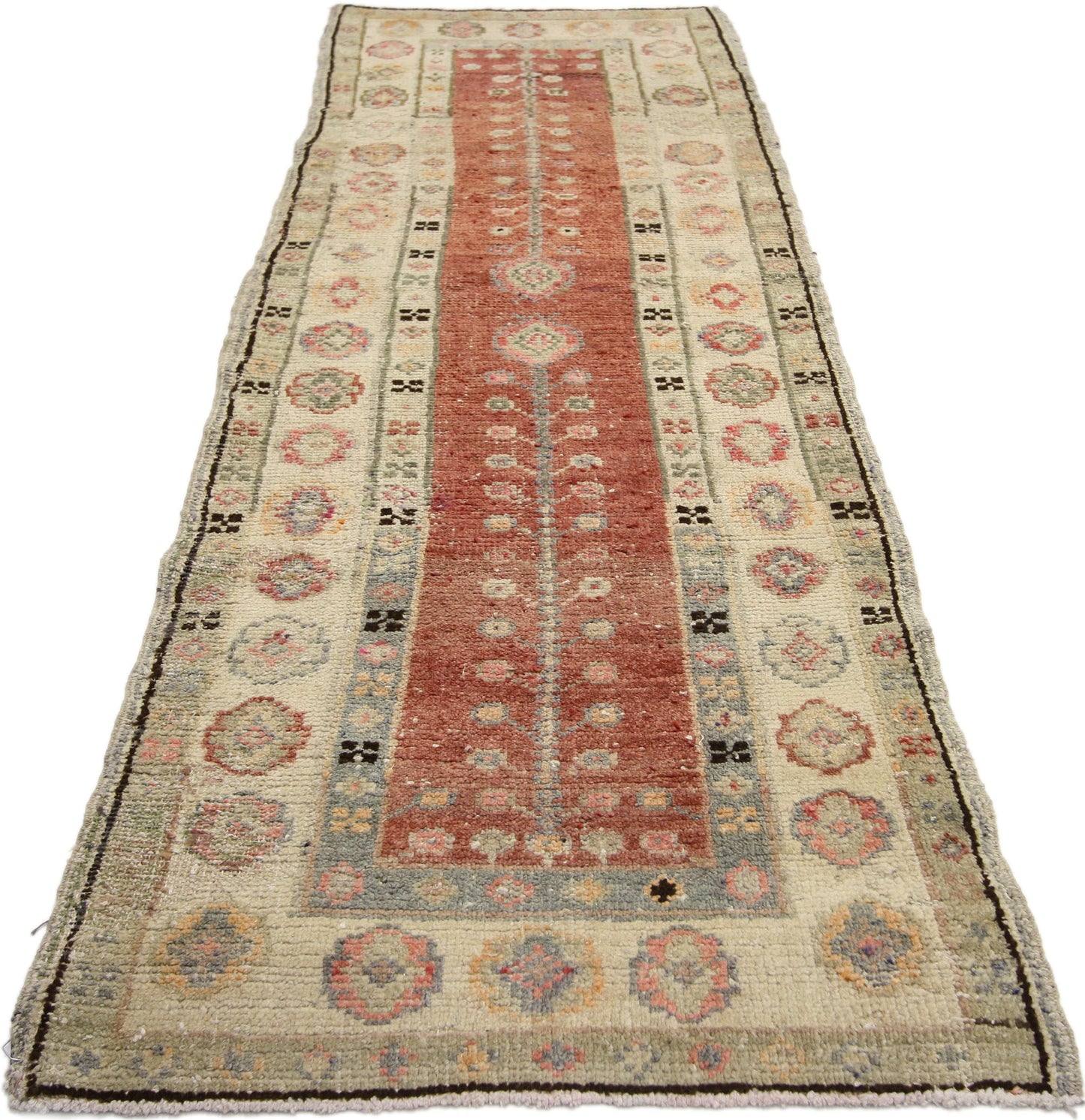 2 x 7 Vintage Oushak Rug 51208