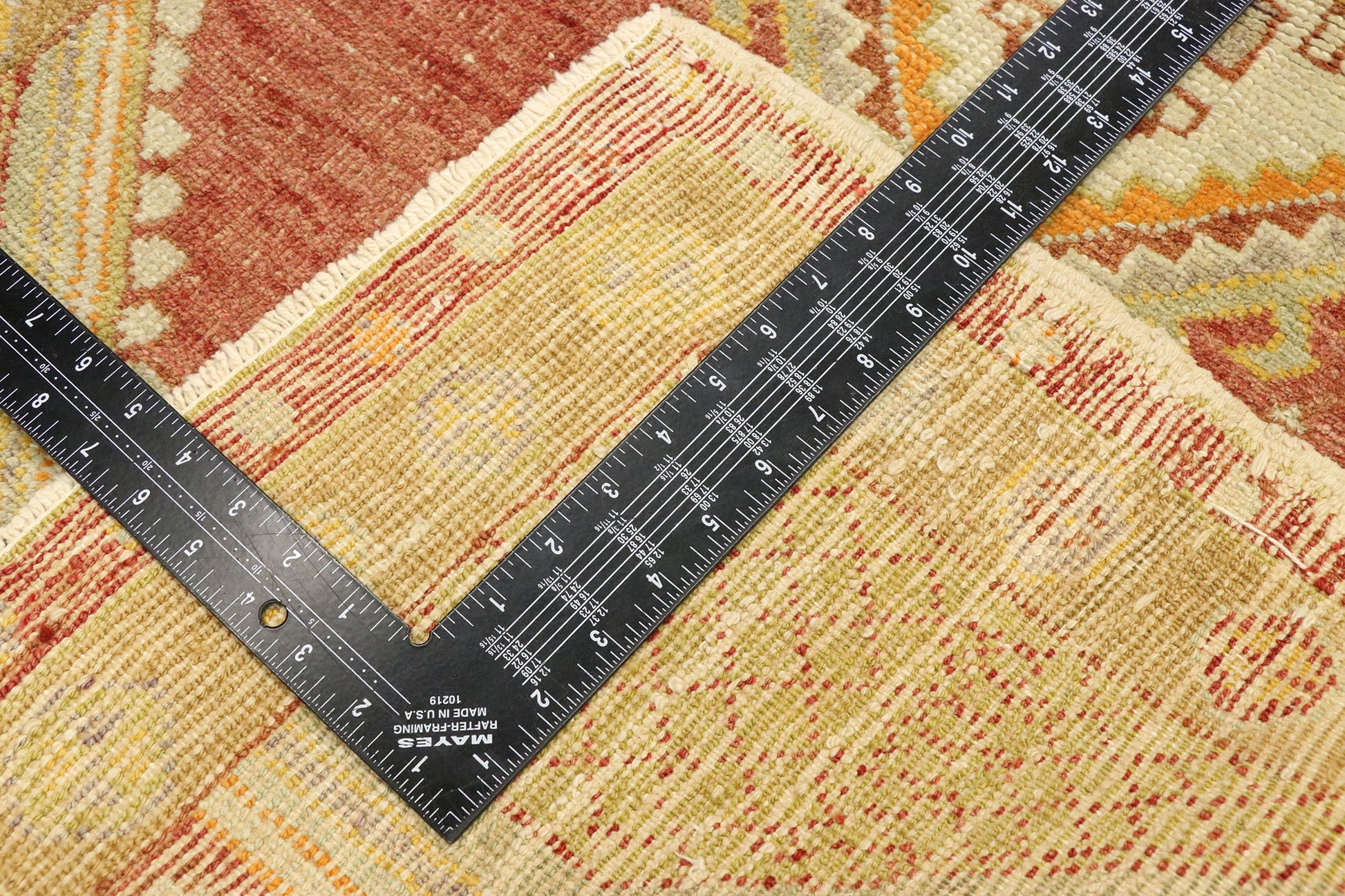3 x 4 Vintage Turkish Oushak Rug 51209