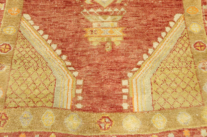 3 x 4 Vintage Turkish Oushak Rug 51209