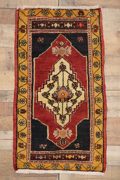 2 x 3 Vintage Turkish Yastik Rug 51219