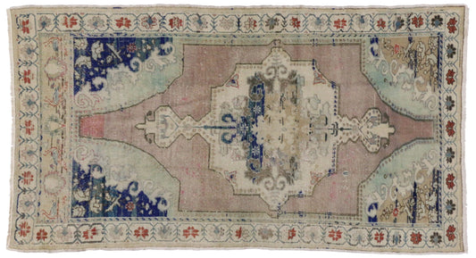 4 x 7 Vintage Oushak Rug 51226
