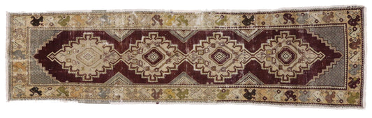 3 x 9 Vintage Oushak Rug 51228
