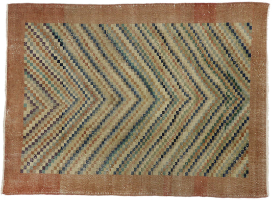 6 x 8 Zeki Muren Vintage Sivas Rug 51230