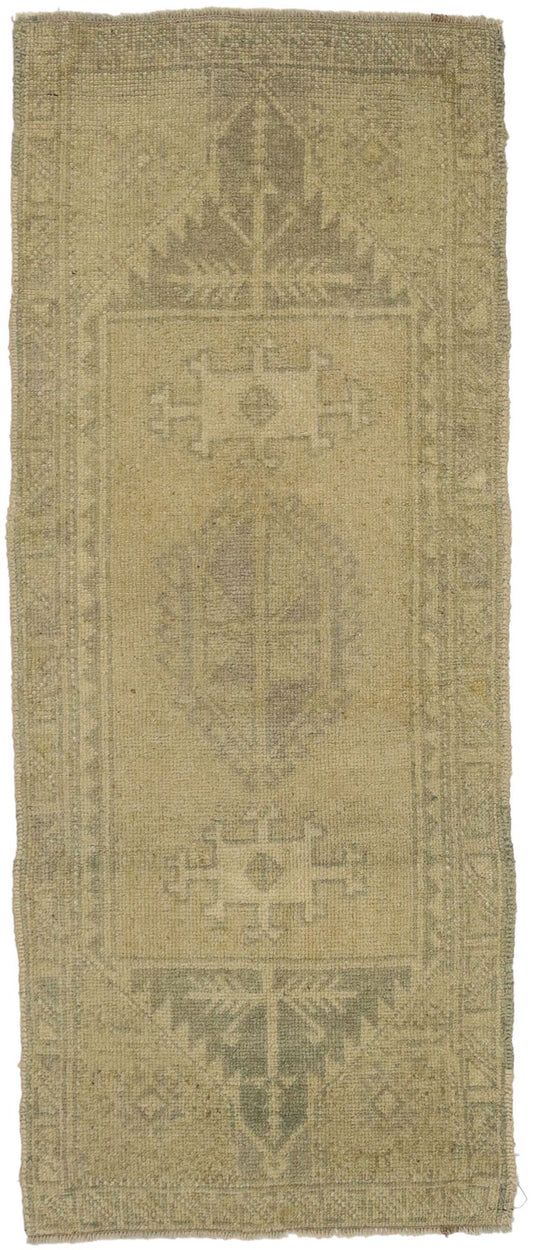 2 x 4 Vintage Turkish Yastik Rug 51242