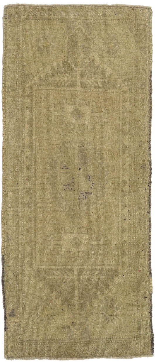2 x 4 Vintage Turkish Yastik Rug 51243