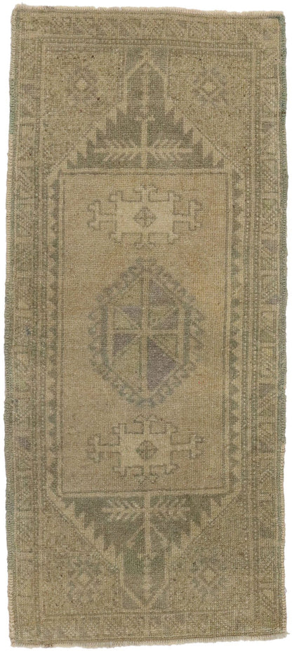2 x 4 Vintage Turkish Yastik Rug 51248