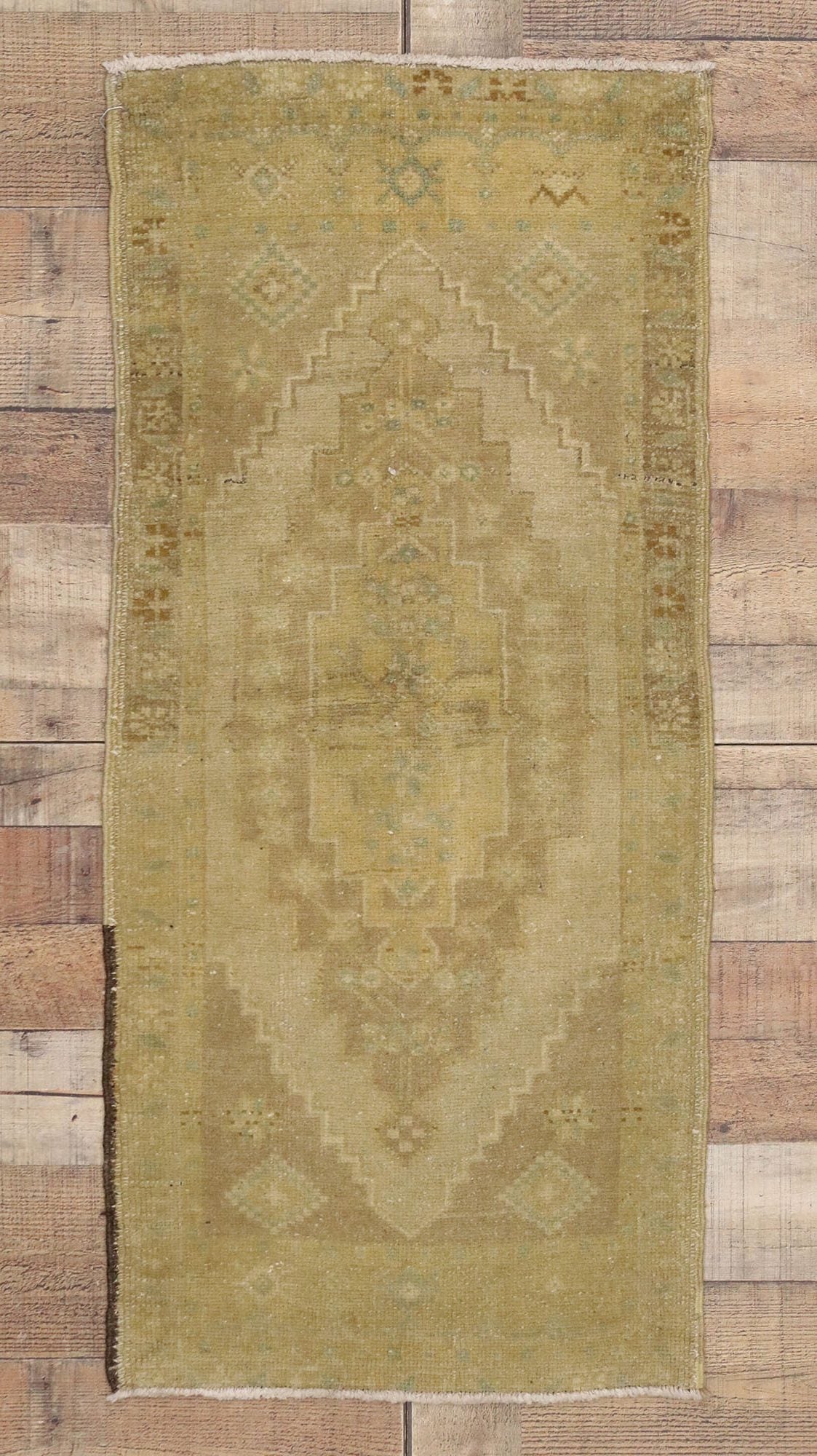 2 x 4 Vintage Turkish Yastik Rug 51249