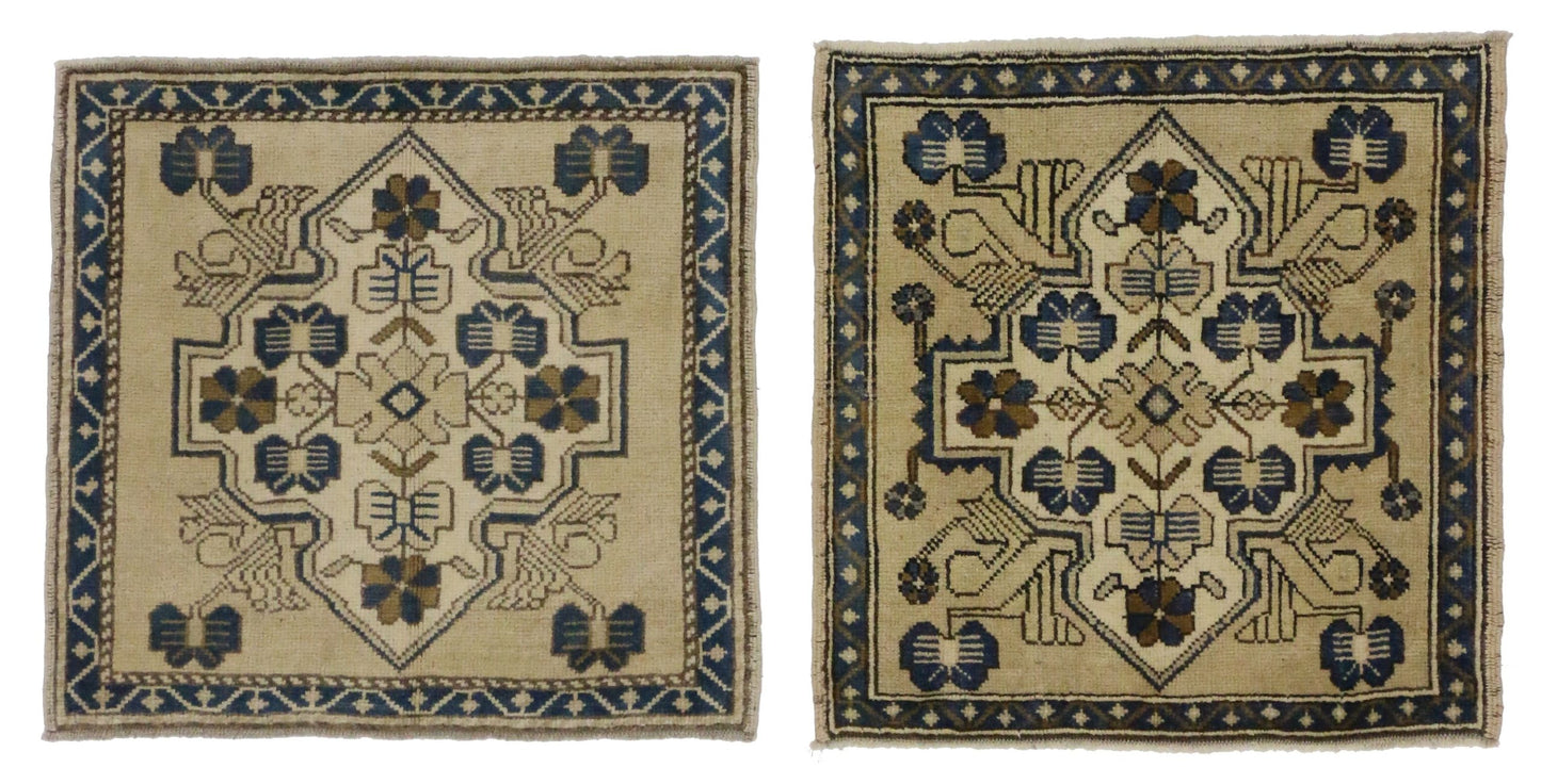 2 x 2 Vintage Yastik Rug 51256