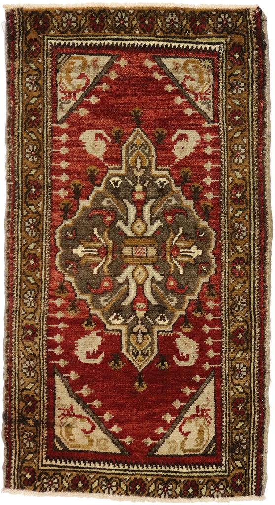 2 x 3 Vintage Turkish Yastik Rug 51263