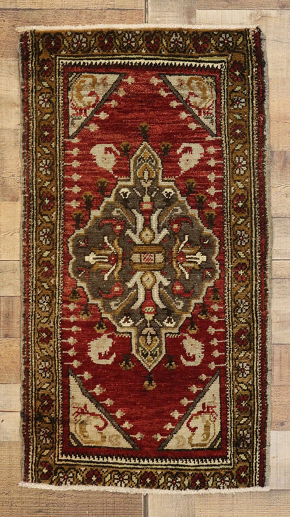 2 x 3 Vintage Turkish Yastik Rug 51263