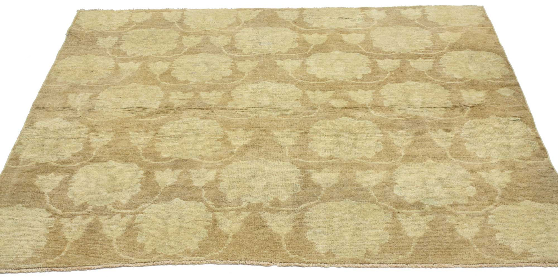 4 x 5 Vintage Oushak Rug 51266