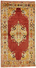 3 x 6 Vintage Red Turkish Oushak Rug 51267