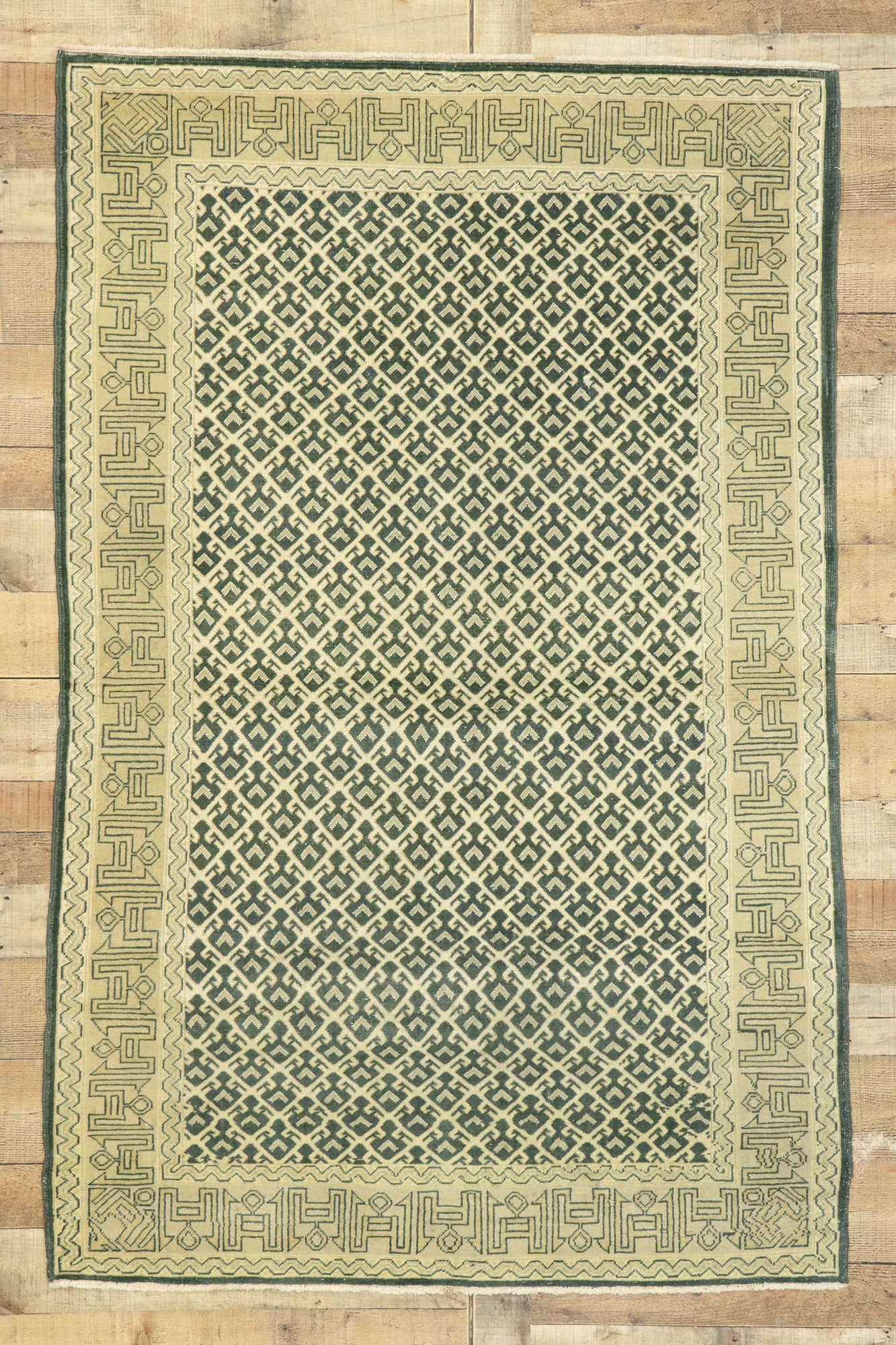 4 x 6 Vintage Turkish Sivas Rug 51269