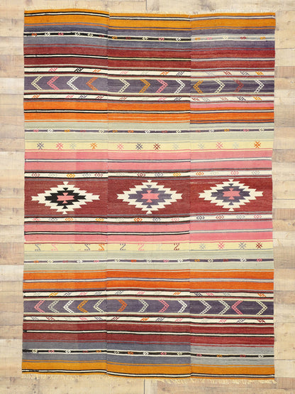 6 x 9 Vintage Turkish Kilim Rug 51274