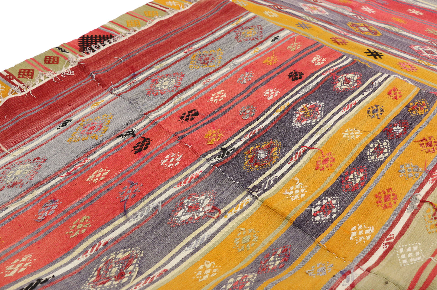 6 x 8 Vintage Turkish Kilim Rug 51275