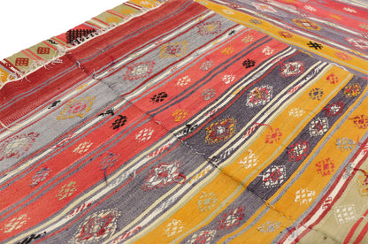 6 x 8 Vintage Turkish Kilim Rug 51275
