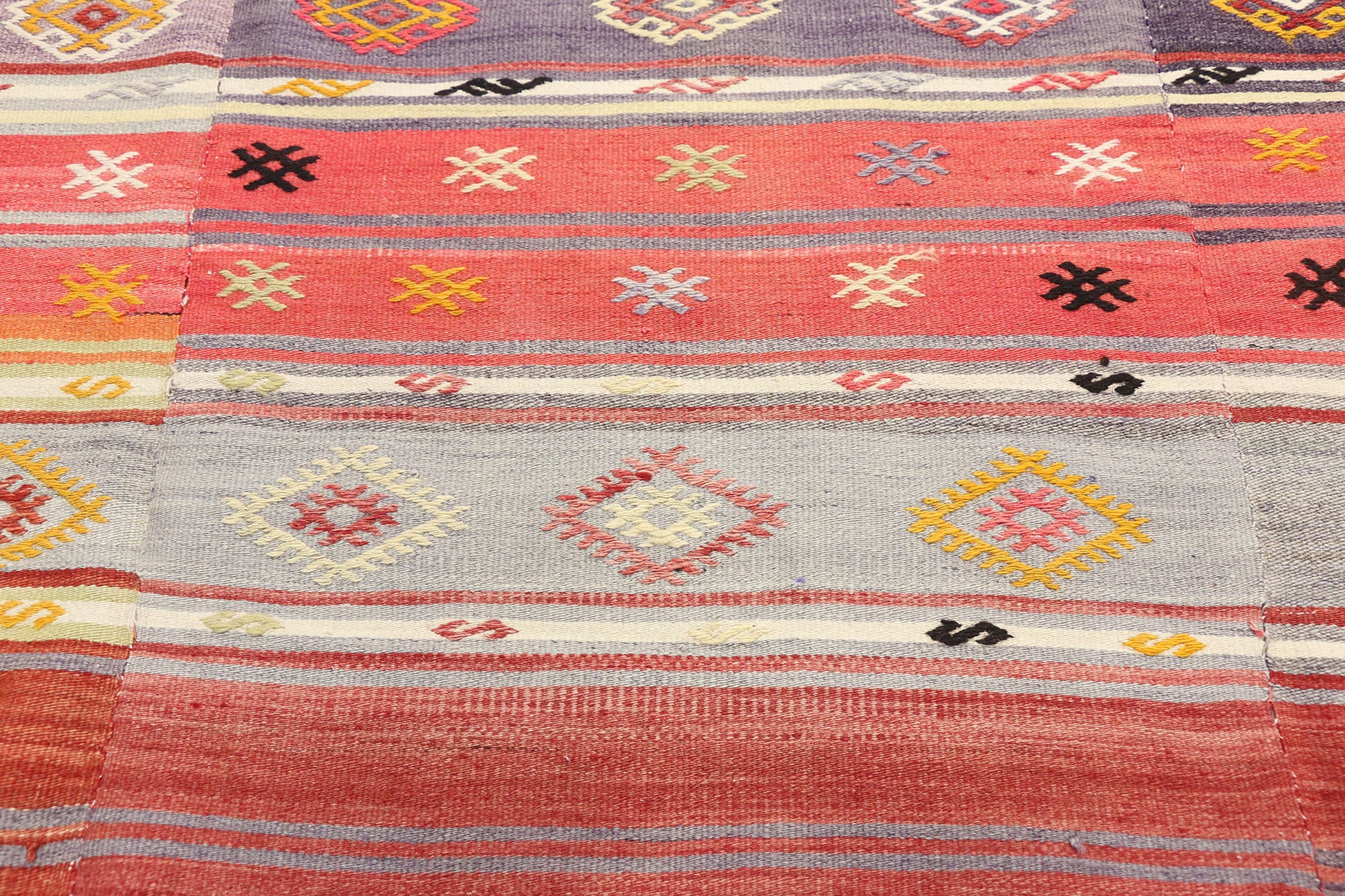 6 x 8 Vintage Turkish Kilim Rug 51275