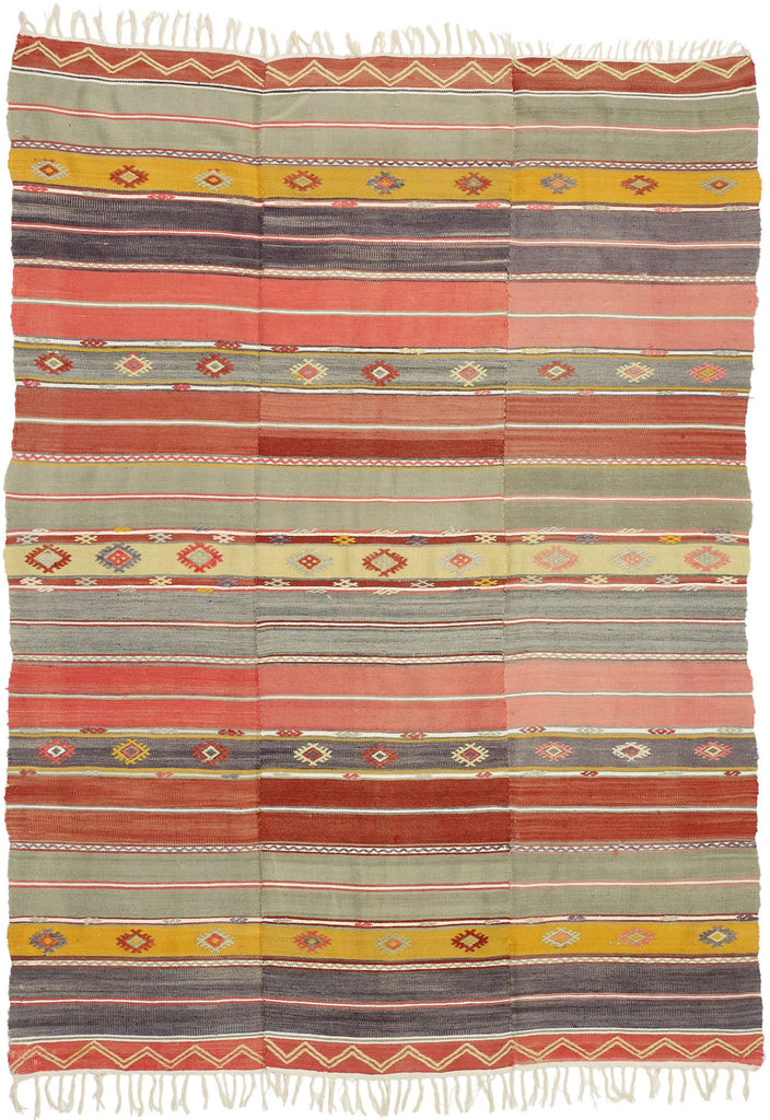 5 x 7 Vintage Kilim Rug 51277