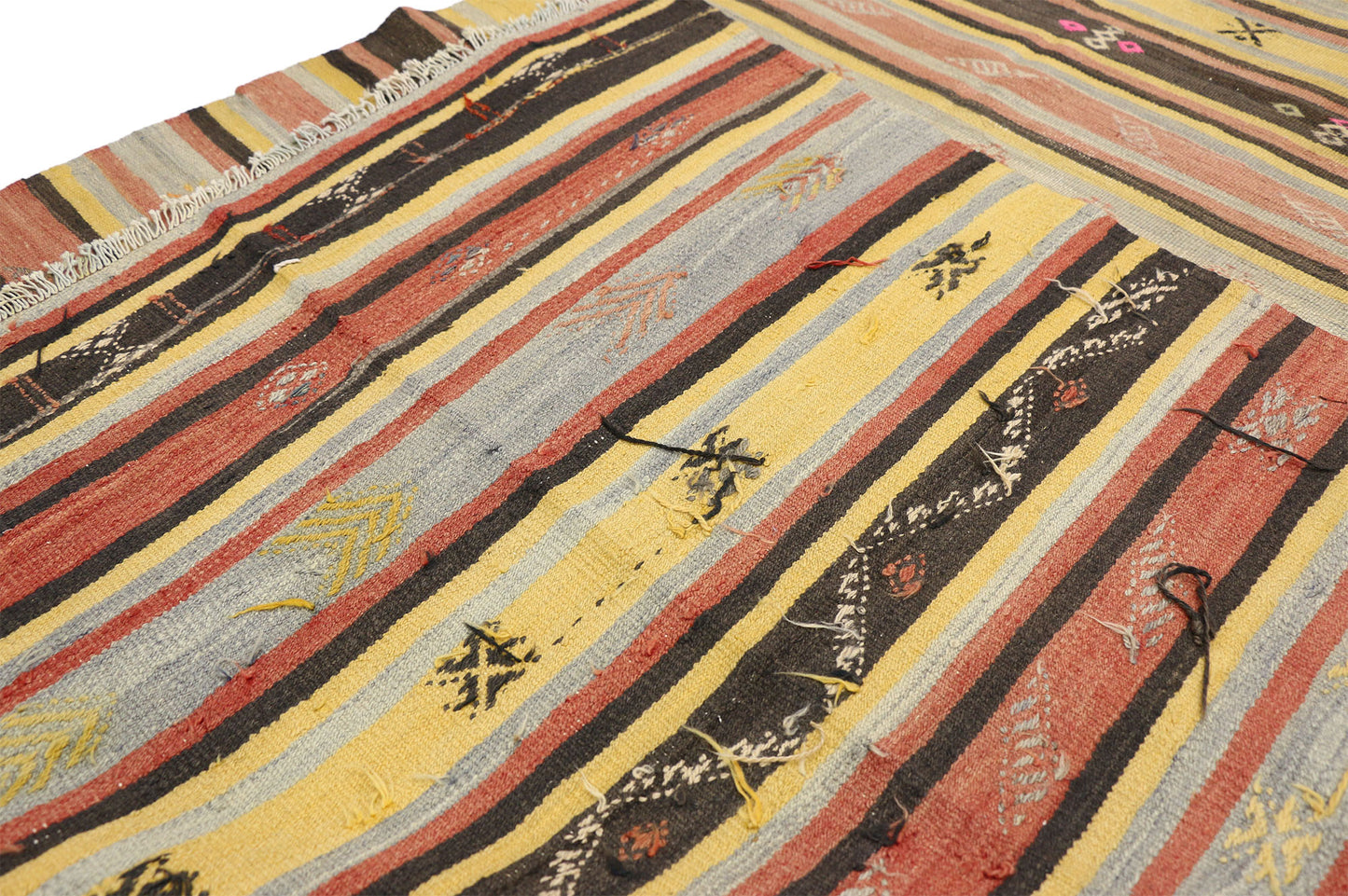 6 x 8 Vintage Turkish Kilim Rug 51280