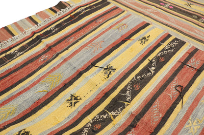 6 x 8 Vintage Turkish Kilim Rug 51280