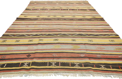 6 x 8 Vintage Turkish Kilim Rug 51280