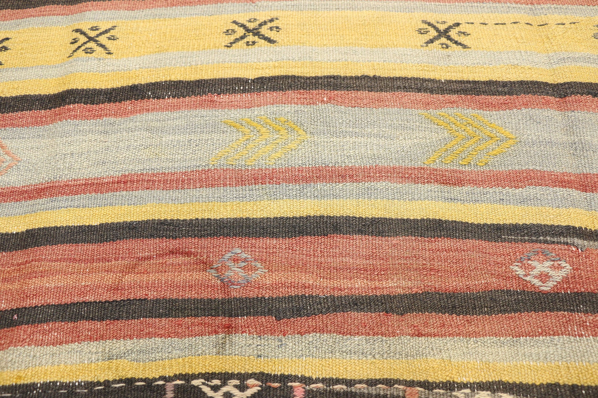 6 x 8 Vintage Turkish Kilim Rug 51280