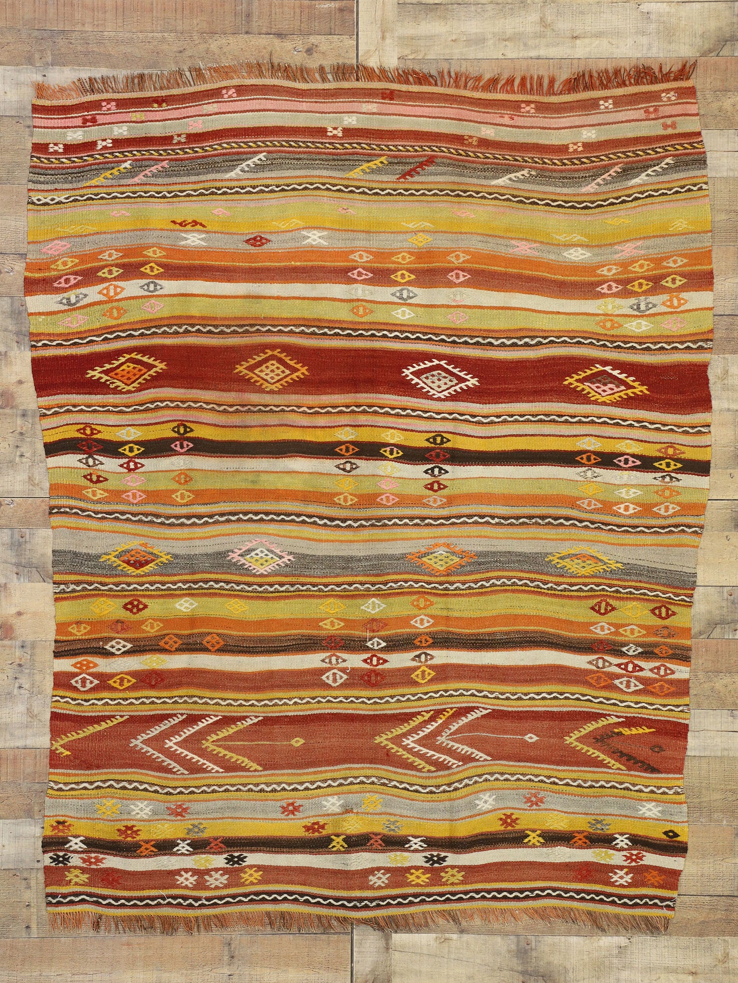 5 x 6 Vintage Kilim Rug 51284