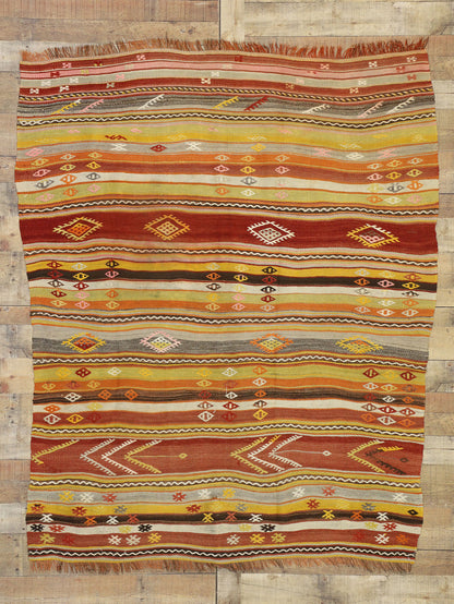 5 x 6 Vintage Kilim Rug 51284