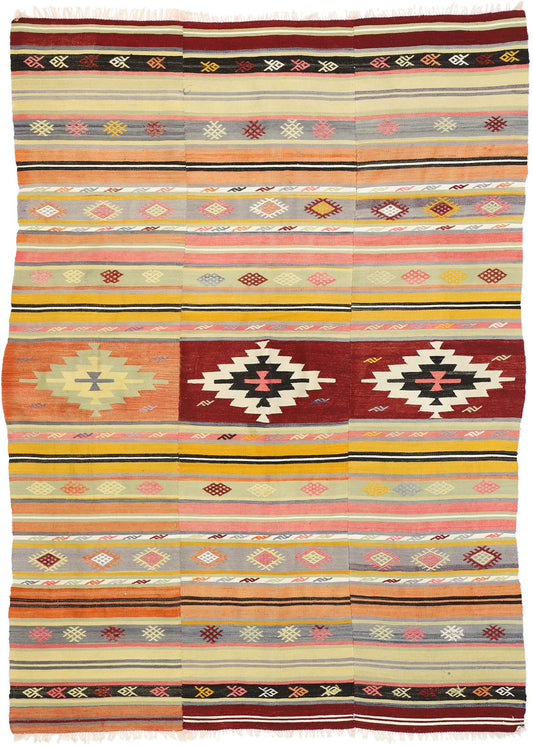 6 x 8 Vintage Kilim Rug 51285