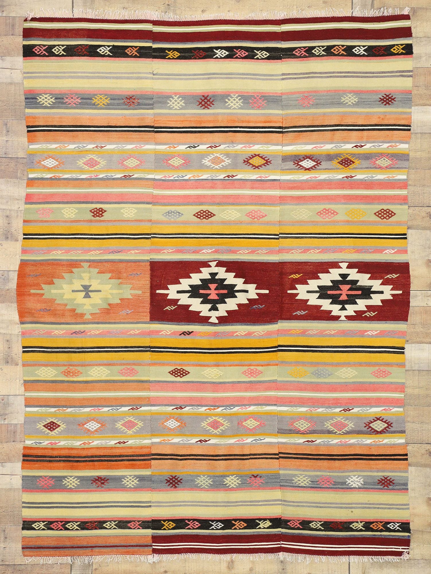 6 x 8 Vintage Kilim Rug 51285