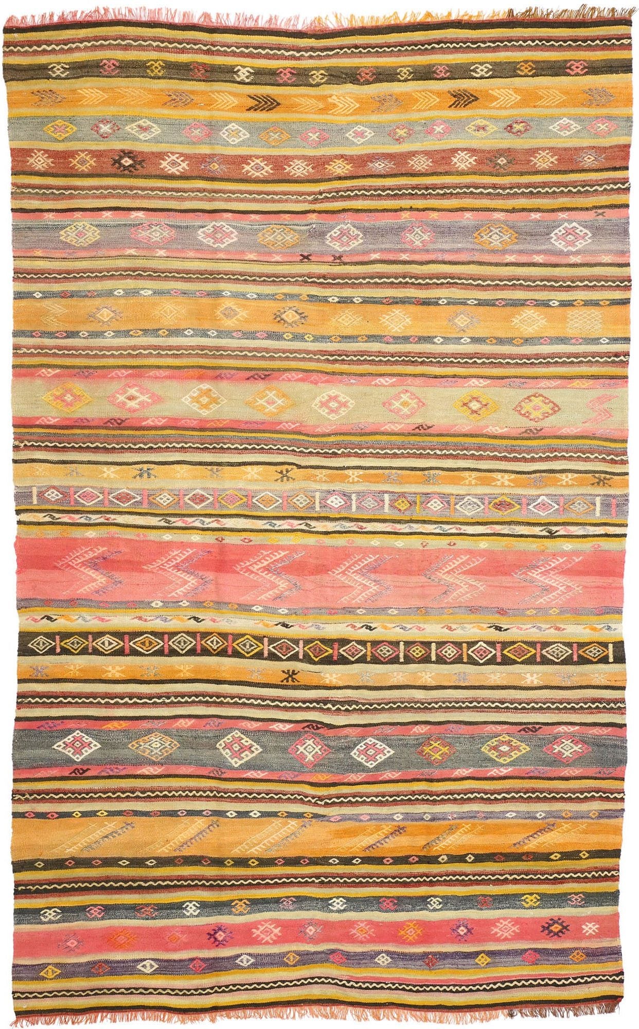 6 x 9 Vintage Kilim Rug 51286