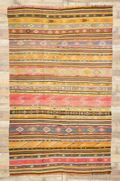 6 x 9 Vintage Kilim Rug 51286