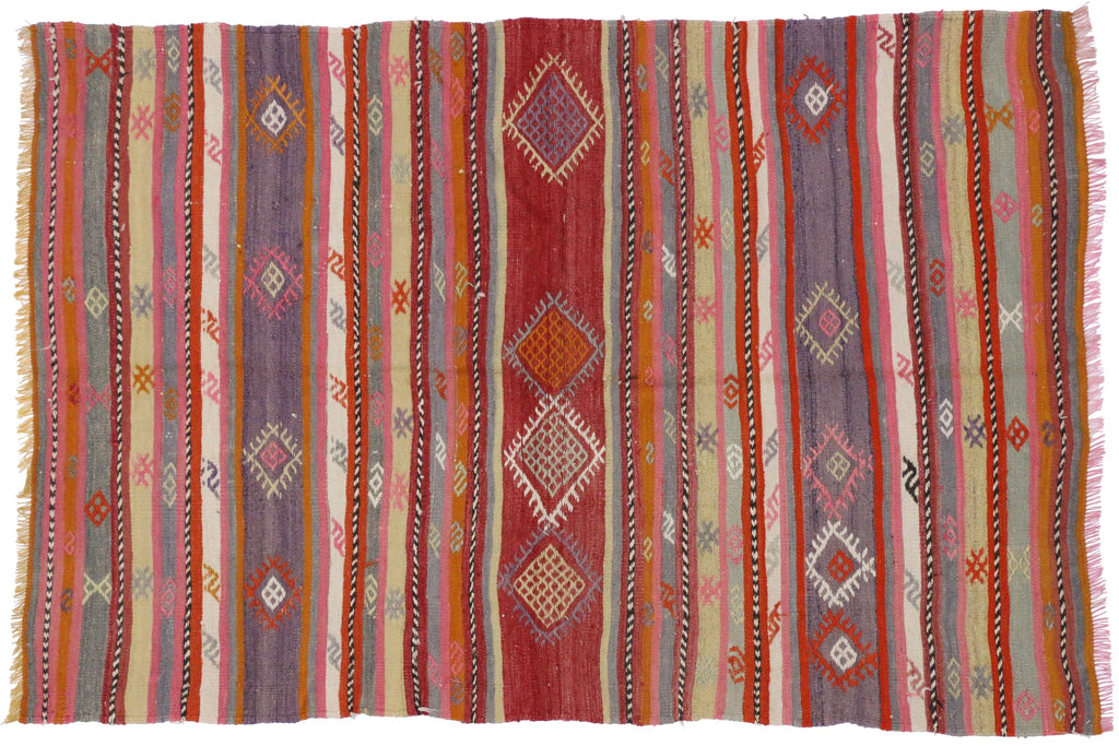 5 x 7 Vintage Kilim Rug 51287