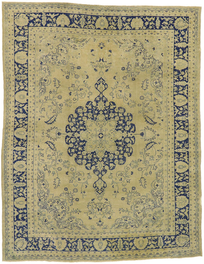 9 x 12 Antique Turkish Oushak Rug 51291