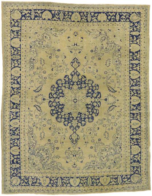 9 x 12 Antique Turkish Oushak Rug 51291