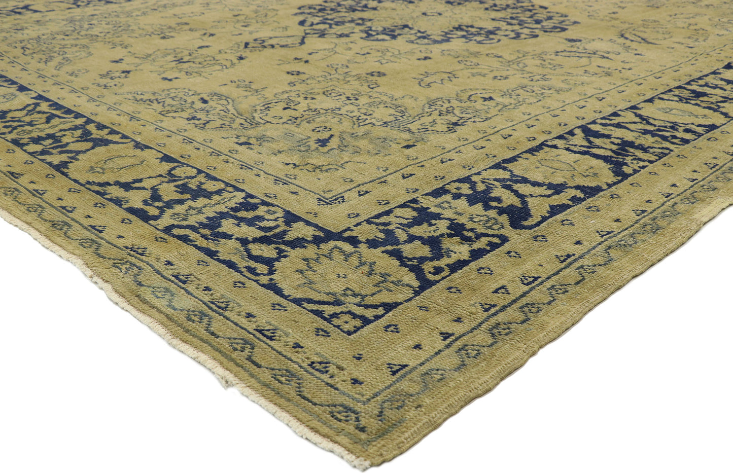 9 x 12 Antique Turkish Oushak Rug 51291