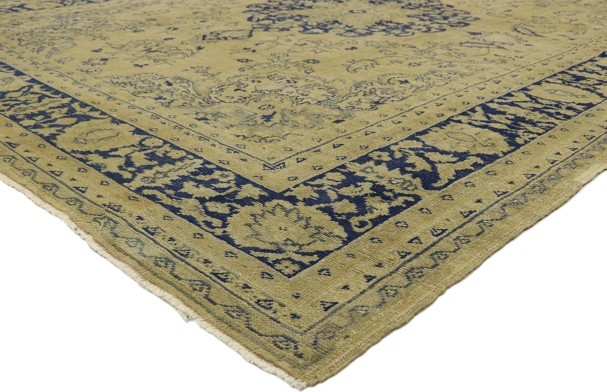 9 x 12 Antique Turkish Oushak Rug 51291