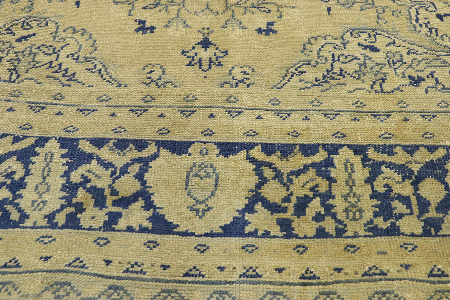 9 x 12 Antique Turkish Oushak Rug 51291