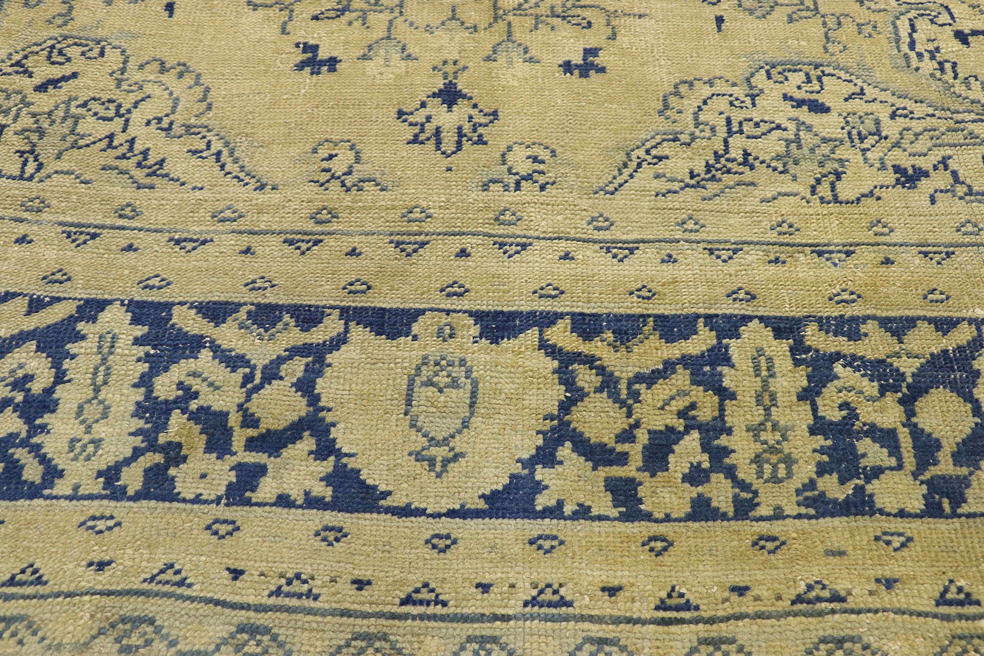 9 x 12 Antique Turkish Oushak Rug 51291