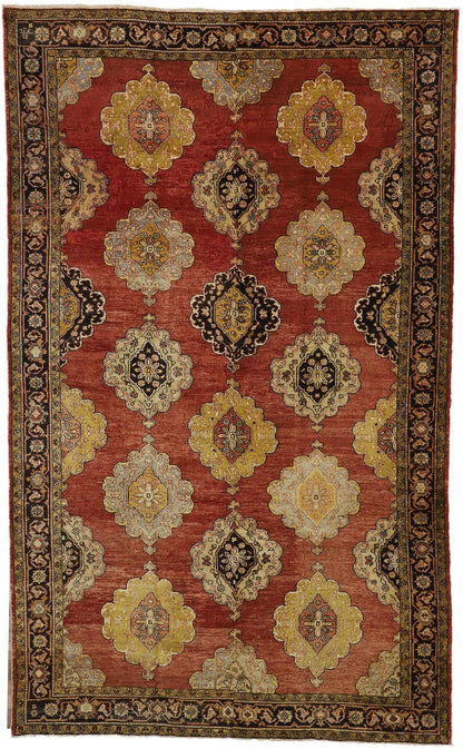 8 x 14 Vintage Turkish Oushak Rug 51294