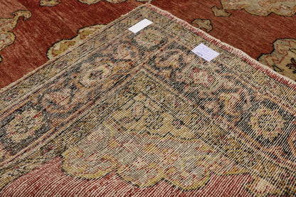 8 x 14 Vintage Turkish Oushak Rug 51294
