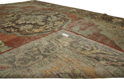 6 x 10 Vintage Turkish Oushak Rug 51296