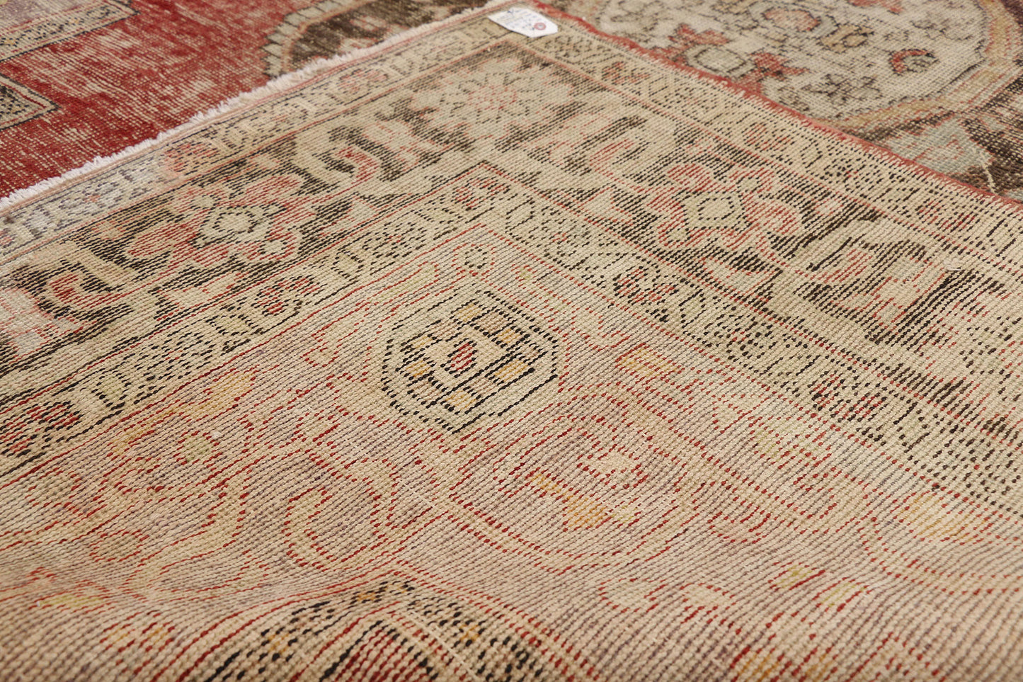 7 x 10 Vintage Turkish Oushak Rug 51297