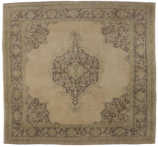 11 x 12 Vintage Oushak Rug 51298