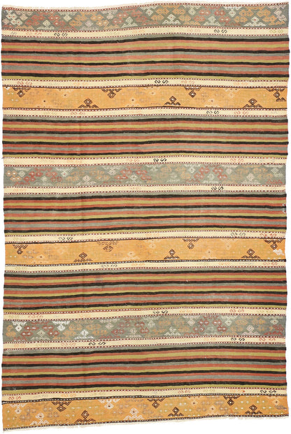 6 x 8 Vintage Kilim Rug 51301