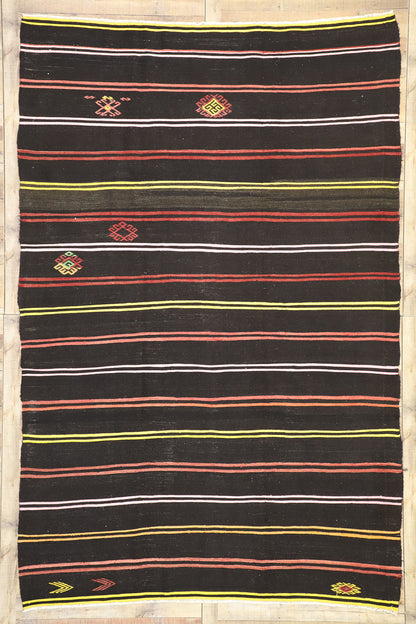 8 x 11 Vintage Turkish Kilim Rug 51304