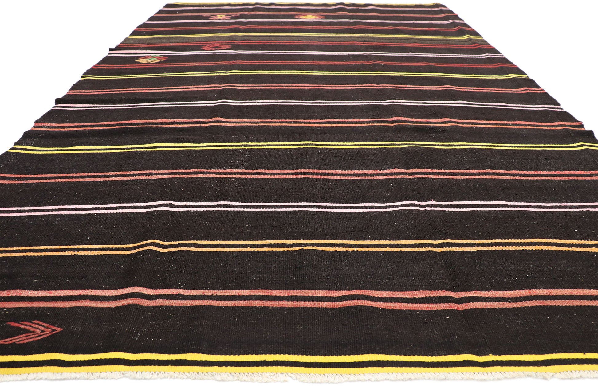8 x 11 Vintage Turkish Kilim Rug 51304
